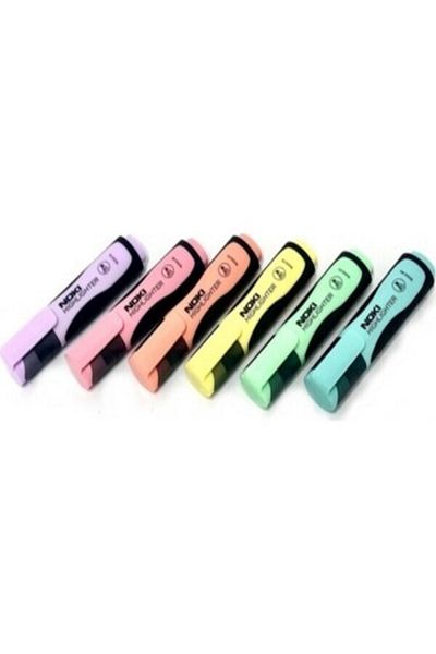 Noki Pastel Highlighter 30 Pieces (1 Stand)