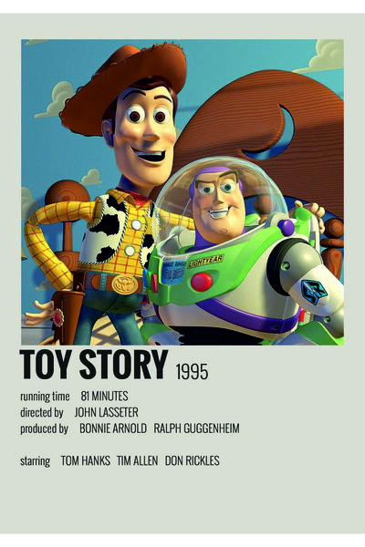 fırsatlar diyarı Toy Story Film Info Card Bilgi Kartı Duvar Posteri