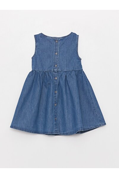 LC Waikiki LCW ECO - Džínové šaty s potiskem pro holčičku