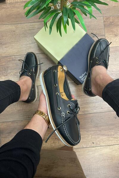 depderi Pantofi de bărbați din piele naturală