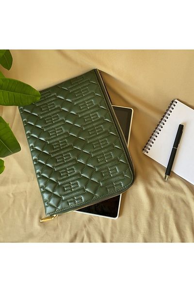Adalinhome Чанта за лаптоп Sermio от естествена кожа