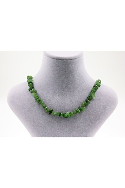 Canada Jade Natural Stone Necklace Amorphous Broken Stone Necklace Chain Extended