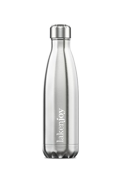 LAKEN 18/8 Steel Joy Thermos Bottle 0.50l - Steel Lkj50