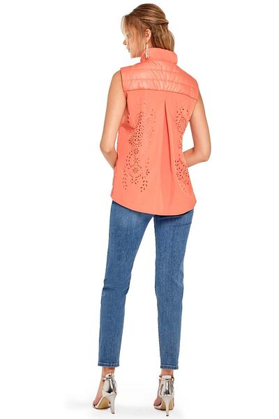 Guitar High Collar Salmon Vest