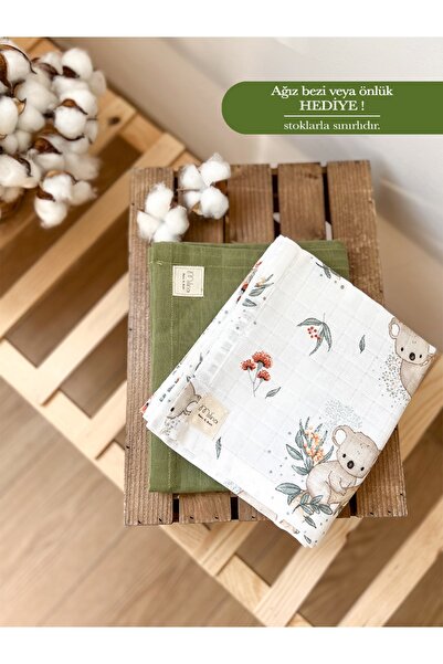 MİLNA BABY&KİDS Çok Amaçlı 2'li Set Müslin Battaniye Müslin Bebek Battaniyesi...