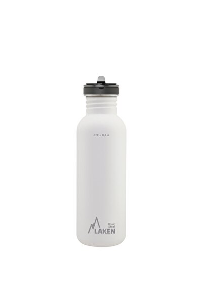 LAKEN Çelik Basıc Şişe 0.75l Whıte –flow Kapak - Lkbsf75bl
