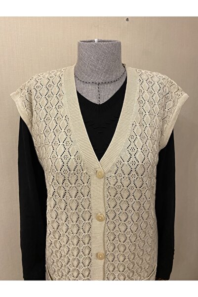 TEK Seasonal Mercerized Diamond Patterned Mother's Vest / Stone Color