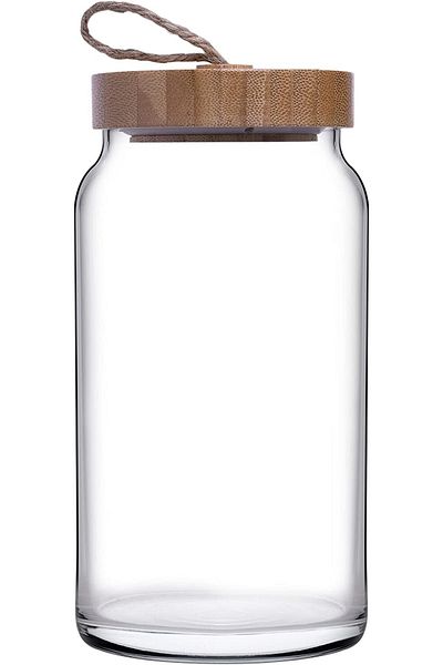 Paşabahçe Woody Bamboo Aware Collection Jar with Lid 1130 Cc