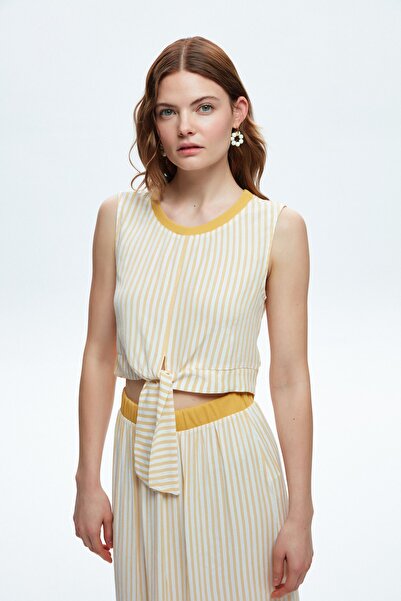 adL Kolsuz Çizgili Bluz