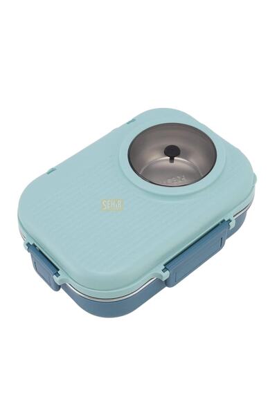 Vagonlife Bento 1100ml Lunchbox Yeni Koleksiyon Tek Katlı Çelik Sefer Tası Ka...