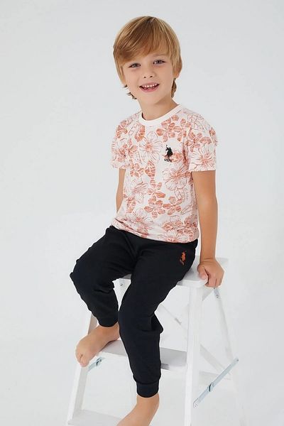 U.S. Polo Assn. Αγόρι T-shirt Παντελόνι Πιτζάμα Σετ Oxy-1358