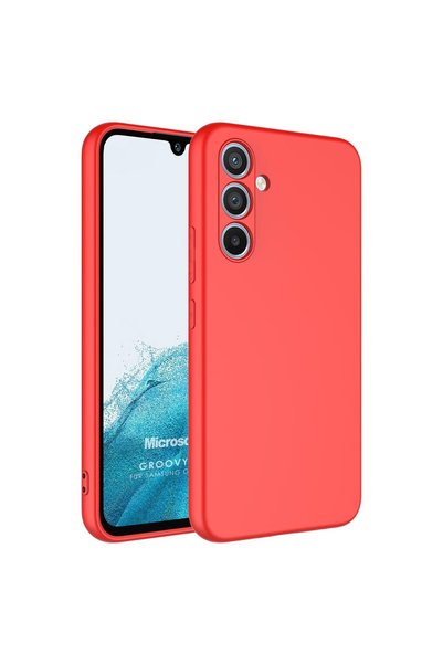 Microsonic Case for Samsung Galaxy A24 Groovy Soft Red