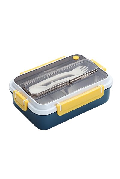 Vagonlife صندوق الغداء بينتو سعة 1000 مل، مجموعة جديدة من طبقة واحدة مكونة من 3 أقسام من الفولاذ