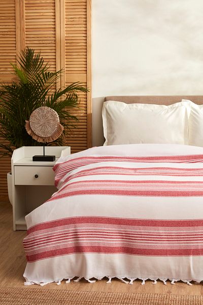 Karaca Home سيف مزدوج بيشتيمال بيكيه أحمر