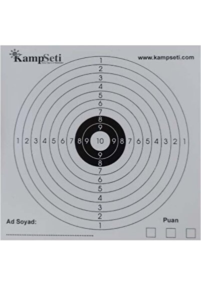 Hedef Kağıdı 14cm*13.5cm 100 Adet