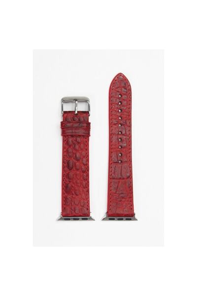 Wrapsol Apple Watch Band Red Croccodile 38-40-41 Mm Compatible