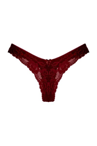 HNX Pachet de 7 chiloți tanga brazilian cu talie înaltă din dantelă