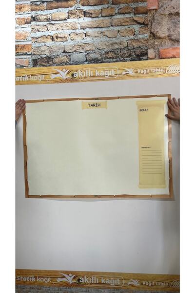 Akıllı Kağıt Yapışkanlı Tarih Branş Tahtalası (1) 80x120 Cm