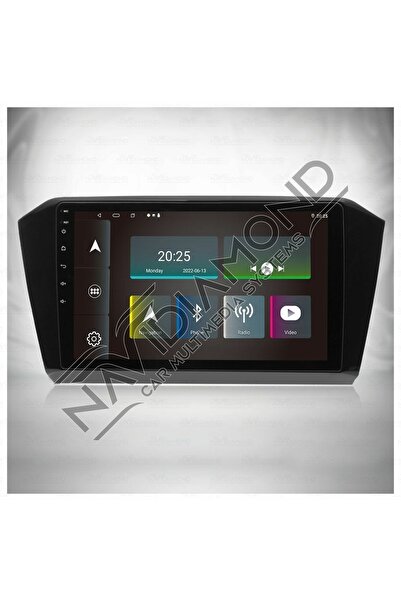 NAVİDİAMOND Volkswagen Passat B8 Dıamond Paket - Uyumlu 8 Gb Ram 128 Gb Hafıza Multımedıa Player - Logo Kam