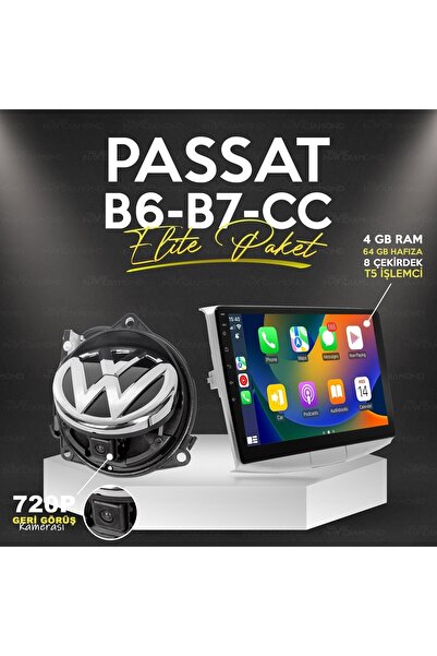 NAVİDİAMOND Volkswagen Passat B6-b7-cc Uyumlu Elıte Paket - 4 Gb Ram 64 Gb Hafıza Multımedıa Player - Logo