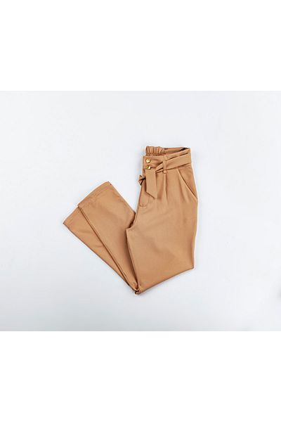 RAMON&ARTOS Dabıl Fabric Straight Double Leg Girls' Trousers