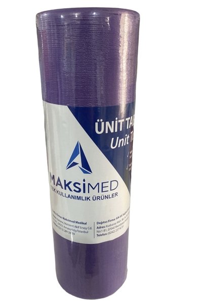 MAXIMED Dental Tabla Örtüsü Rulo 160 Yaprak Mor