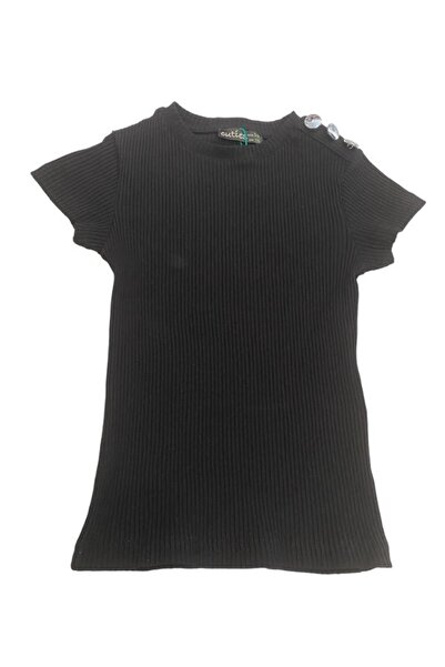 Woorage Κοριτσίστικη μπλούζα με μισό μανίκι από βαμβακερό Lcral με μεταλλικά ...