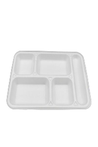 Mezpack Ambalaj 5 Göz Köpük Tabldot 100'lü ( 1 Paket )