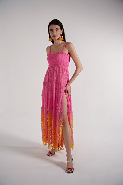 Antica Pembe Elbise