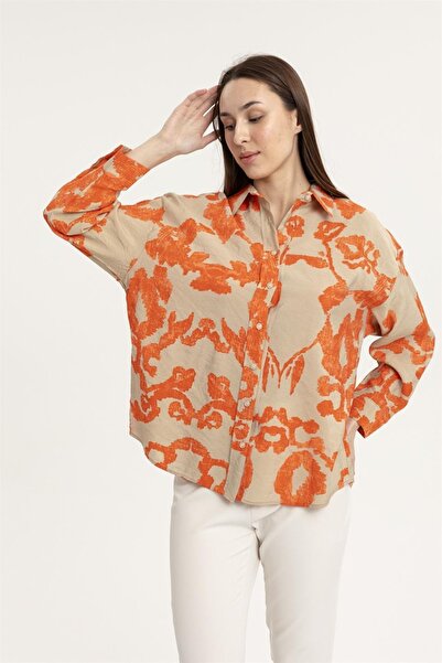 Reji Desenli Salaş Gömlek