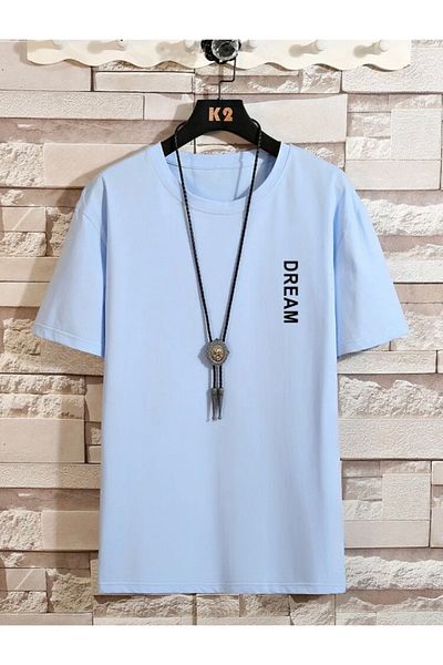 BYMEER Μπλουζάκι Unisex Blue Dream με στάμπα από βαμβακερό λαιμόκοψη Oversize