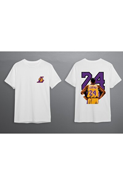SVART WEAR Kobe Bryant Unisex Oversize Baskılı Pamuklu Bisiklet Yaka Kısa Kollu T-shirt