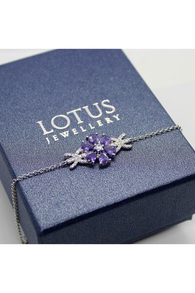 LOTUS JW Unutma Beni Çiçeği Bileklik | 925 Ayar Gümüş Bileklik