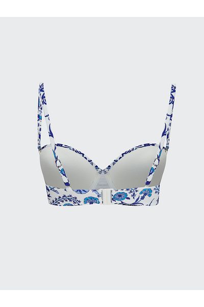 LC Waikiki Lcw Dream - Γυναικείο μπικίνι τοπ με μοτίβο με κάτω σύρμα και χωρίς επένδυση