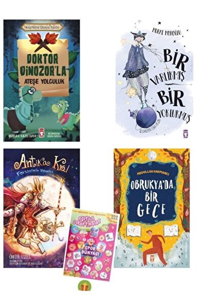 Timaş Çocuk Hediyeli- Antika Kral Doktor Dinozorla Ateşe Yolculuk Obrukyada B...