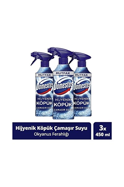 Unilever Domestos Hijyenik Köpük Mutfak Okyanus Ferahlığı 450 Ml 3'lü
