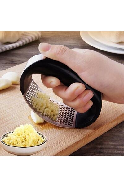Hanedan Stainless Steel Garlic Crusher - Garlic Crusher Garlic Grinder - Kitchen Utensils