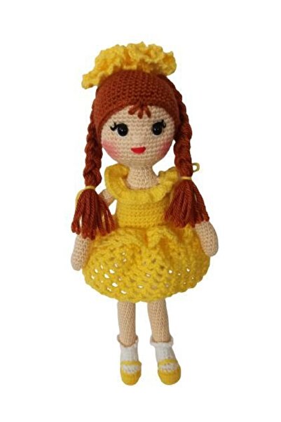 OYUNCAKPARK Sarı Karanfil Bebek Amigurumi Organik Oyuncak