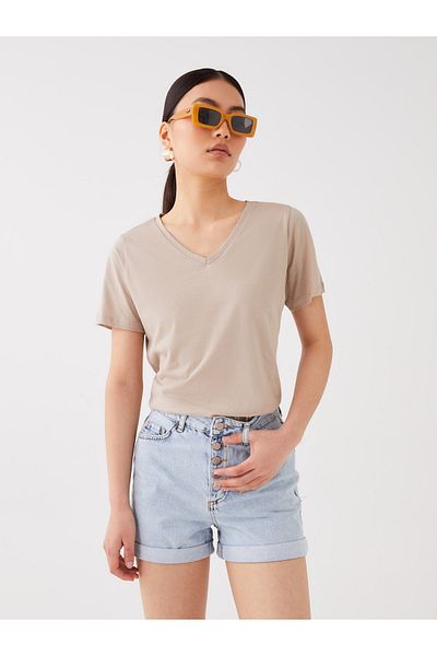 LC Waikiki Pantaloni scurți de jeans pentru damă - Standard Fit