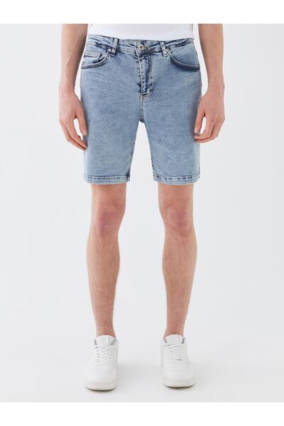 LC Waikiki Férfi Jean rövidnadrág - Standard szabású