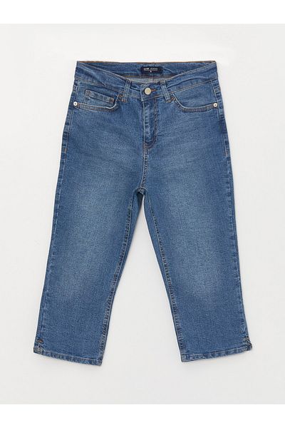 LC Waikiki Slim Fit dámské džíny Capri s pravidelným pasem
