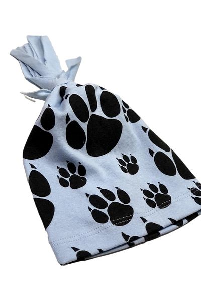 Albimama Patch Printed Hooded Baby Beanie (Flexible Fabric)