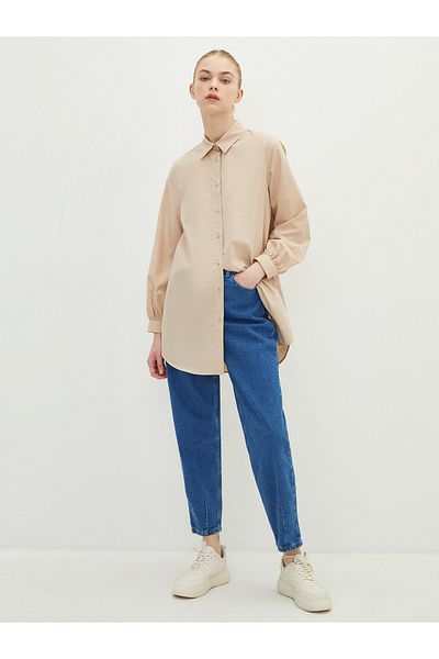 LC Waikiki Pantaloni de damă Rodeo Jean cu ajustare standard, cu detaliu de buzunar