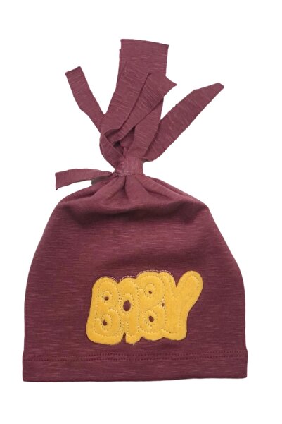 Albimama Baby Nakıslı Kukuletalı Bebek Bere (esnek Kumas)