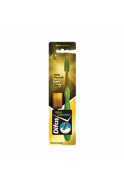 Difaş Toothbrush Gold Colors Soft