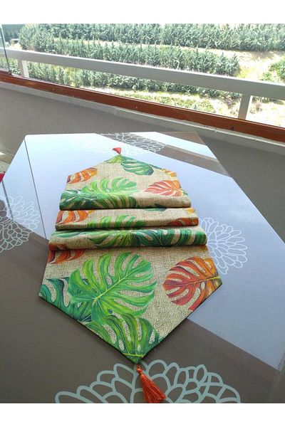 Ayşemce Colorful Sack Pattern Printed Runner