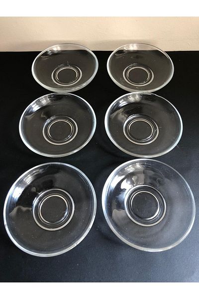 DİBA AVM 6 Pieces Tea Plate Tea Plate Tea Plate Tea Plate Tea Plate 6 Pieces
