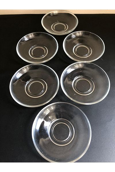 DİBA AVM 6 Pieces Tea Plate Tea Plate Tea Plate Tea Plate Tea Plate 6 Pieces