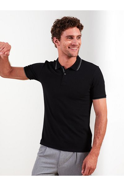 LC Waikiki Men's Polo Neck Short Sleeve T-Shirt