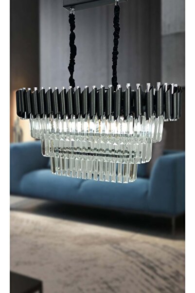 MATMAZEL AKSESUAR Avizade Zamira 75x35 Cm Kristal Taşlı 3 Katlı Yemek Masası ...